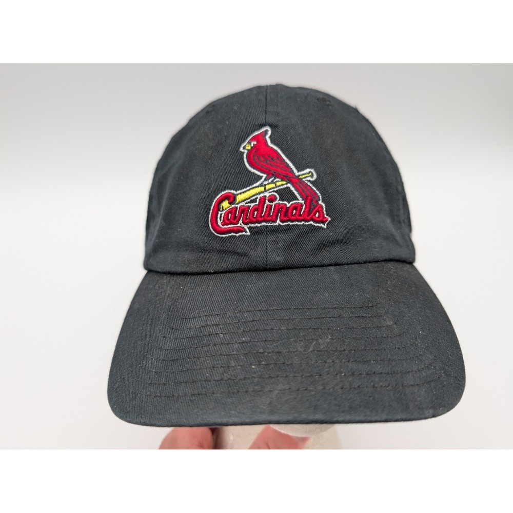 47 Brand St Louis Cardinals Hat Mens Black Adjustable Strapback Baseball Cap